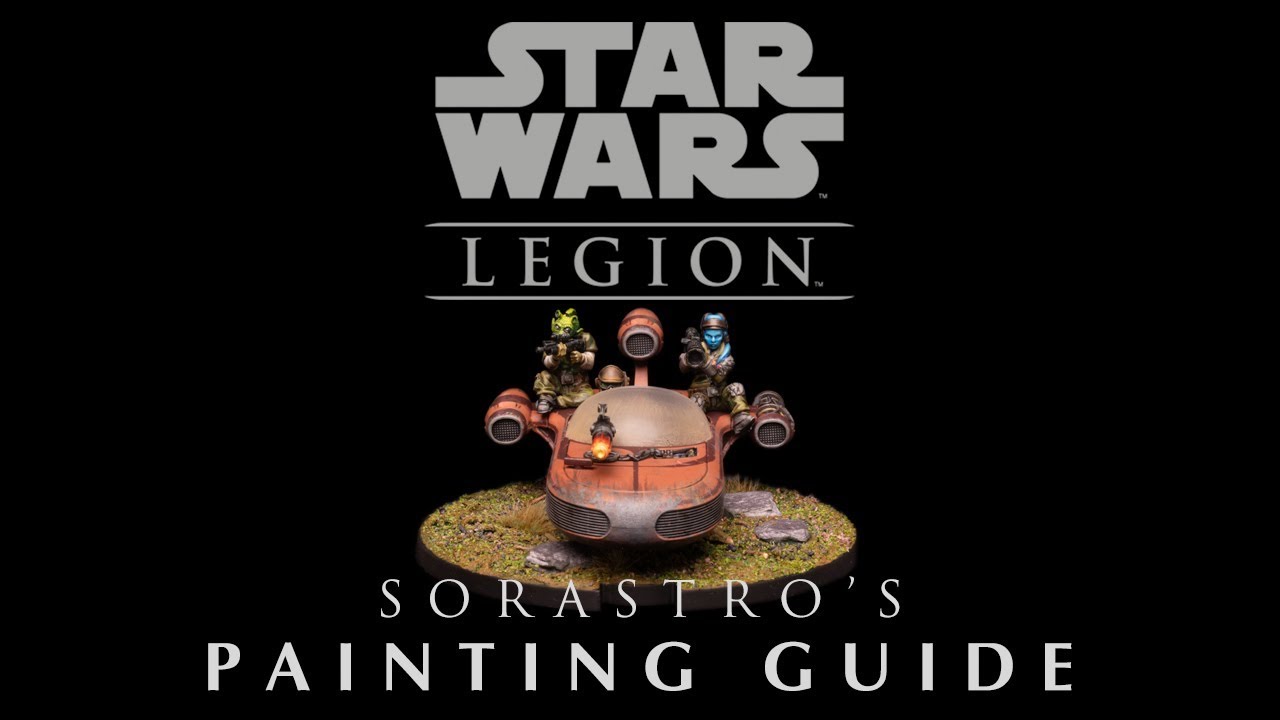 Star Wars: Legion Painting Guide Ep.14: X-34 Landspeeder