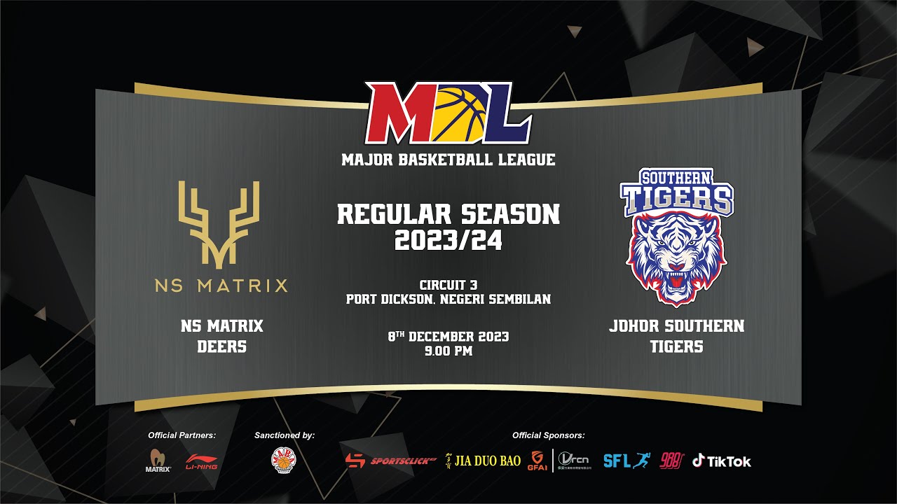 [LIVE] MBL Regular Season 2023 | G14 | NS Matrix Deers vs Johor Southern Tigers