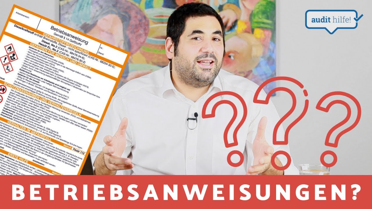 Was ist eine Betriebsanweisung? (+KOSTENSPAR-TIPP!)