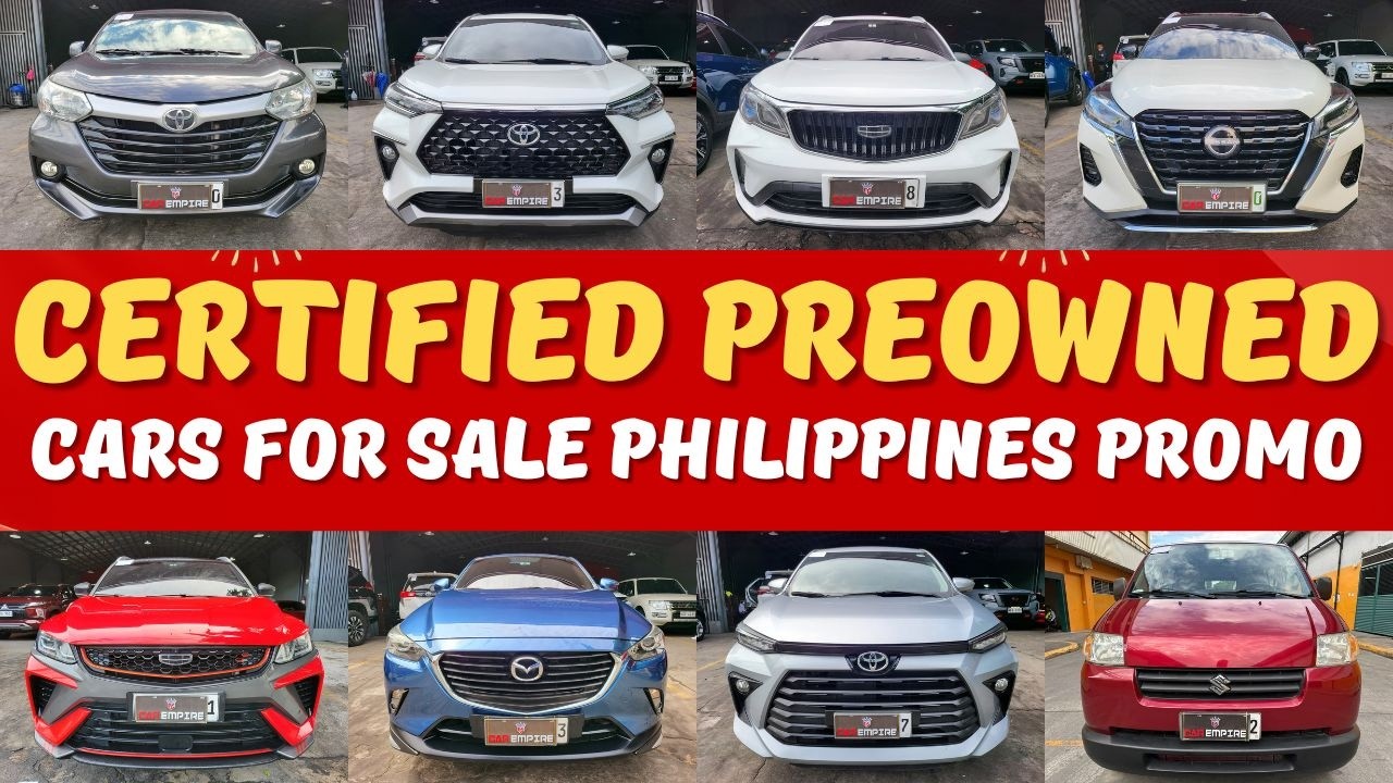 Certified PreOwned Cars For Sale Philippines | Segunda Manong Sasakyan sa Maynila