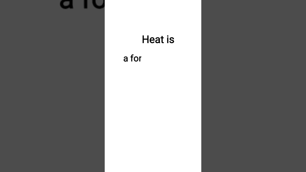 what is heat? #shorts #education #science #class10 #heat