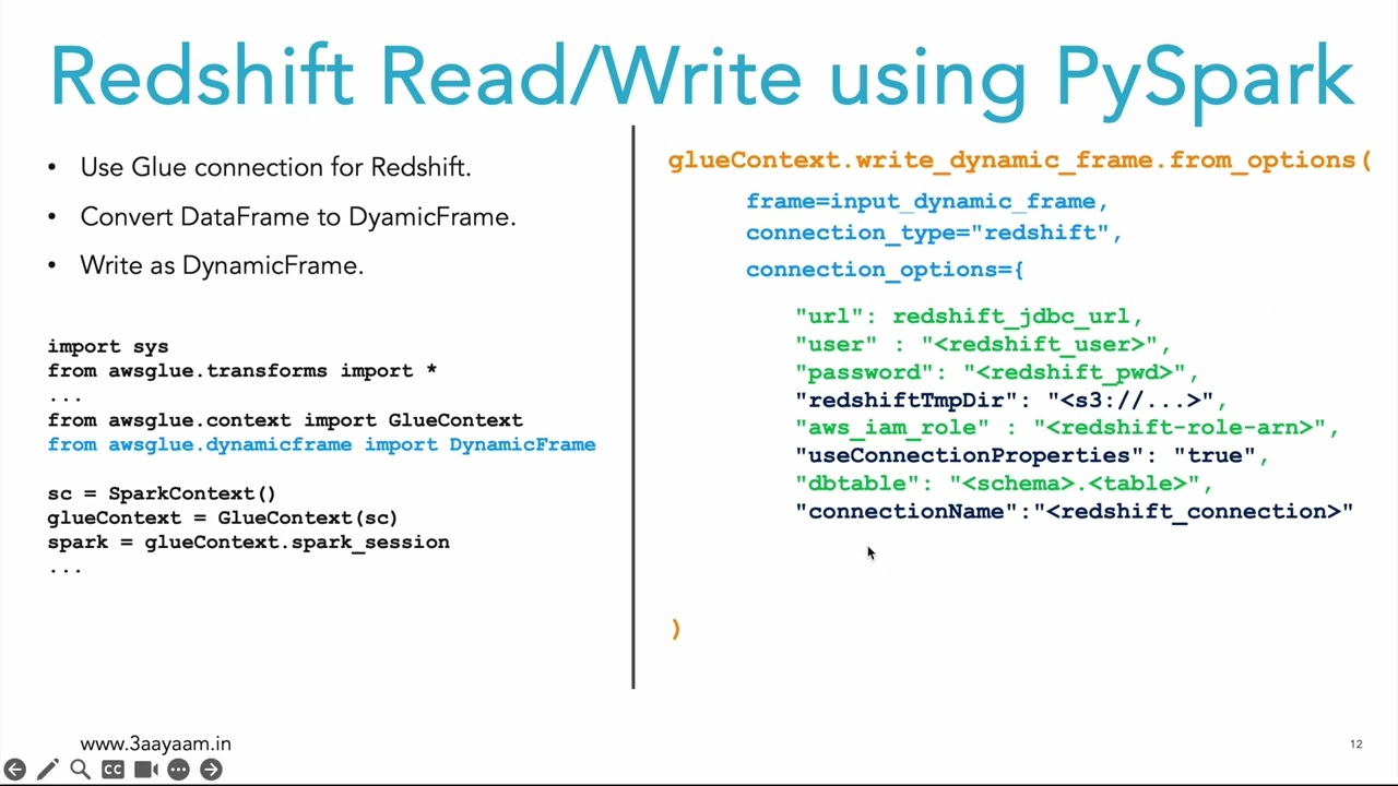 15. AWS Glue Batch &mdash; ETL с использованием PySpark на Glue. MySQL в Redshift.
