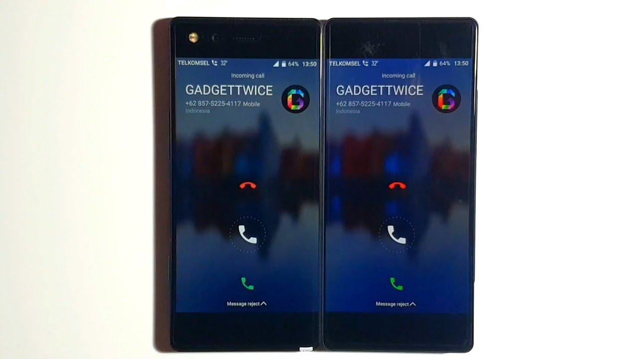 ZTE Axon M Dual Screen incoming call and Boot Animation Android 7