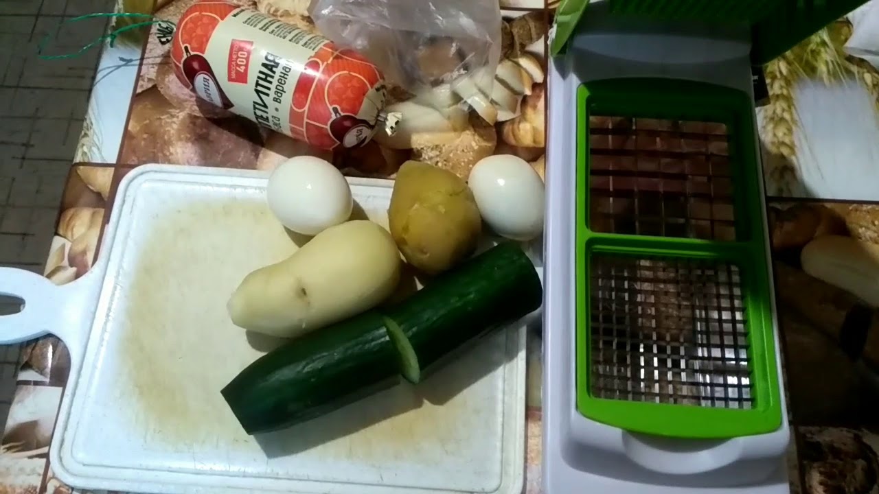 Овощерезка Vetta в деле