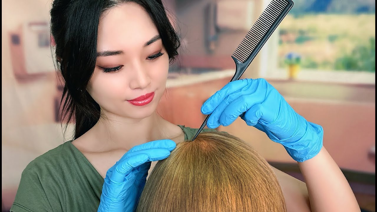 [ASMR] Healing Oxygen Scalp Treatment