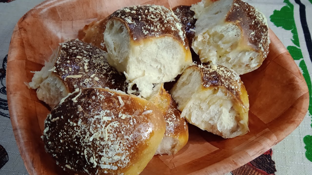 NA AIRFRYER ! PÃO RECHEADO 100% FERMENTO NATURAL  LEVAIN !