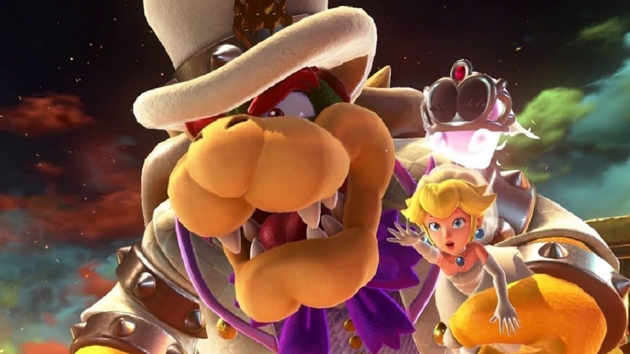 Super Mario Odyssey Movie Walkthrough Part 11 - Infiltrate Bowser's Castle (Bowser's Kingdom)