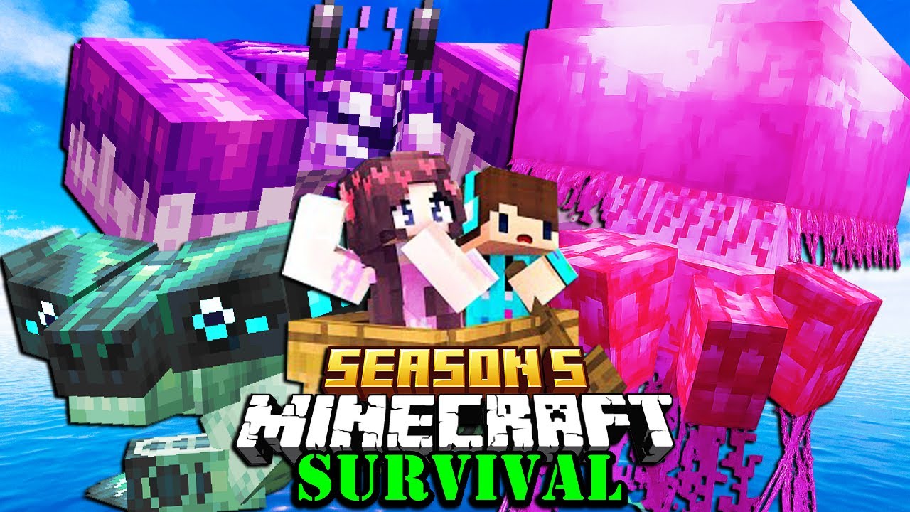 MONSTER LAUT DALAM MEMANG SANGAT UNIK !! Minecraft Survival Bucin S5 [#14]