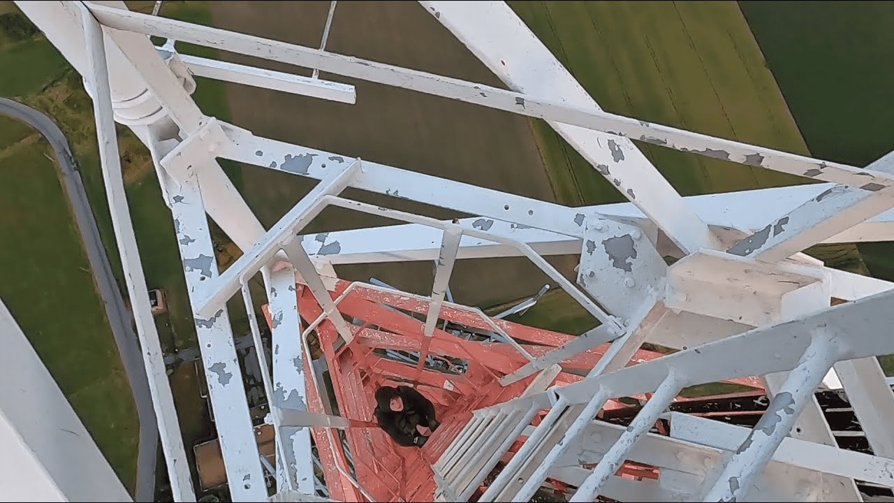 Climbing a 300m/1000 ft TV Tower