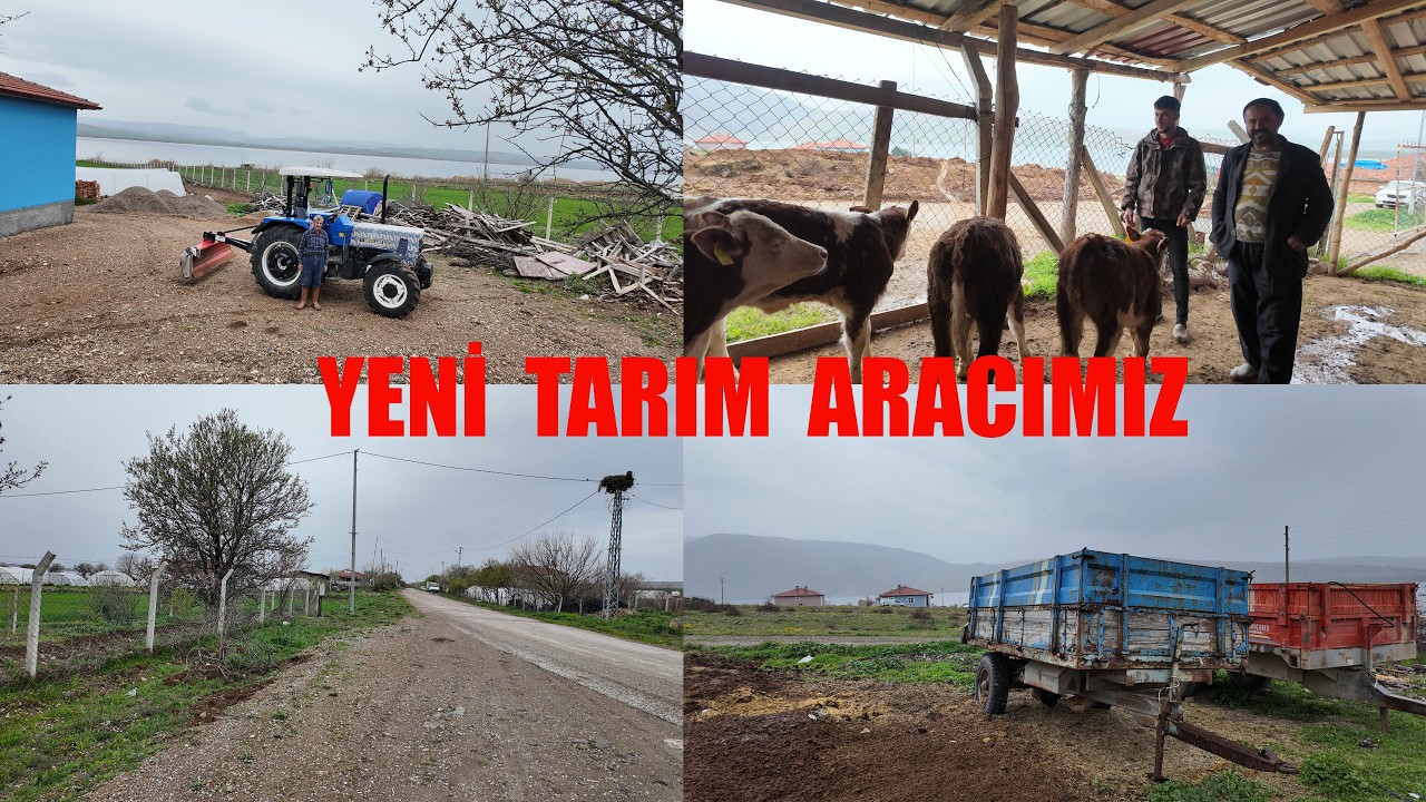 TRAKT&Ouml;R RAMORKU ALIYORUZ HATİCE HANIMLA VE MEHMET KARDEŞİMİZİN &Ccedil;İFLİĞİNİ GEZİYORUZ