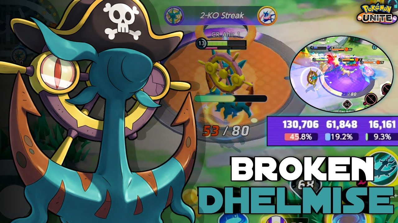 Dhelmise Become A Insanely Broken In Master Ranking ⬆️ | Pokémon Unite
