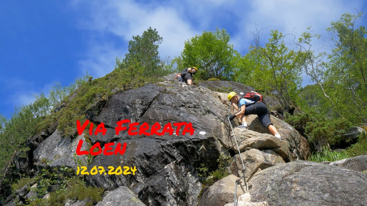 Via Ferrata Loen - Hoven 1011 moh - (Stryn / Nordfjord) - 2024.07.12 - 4k