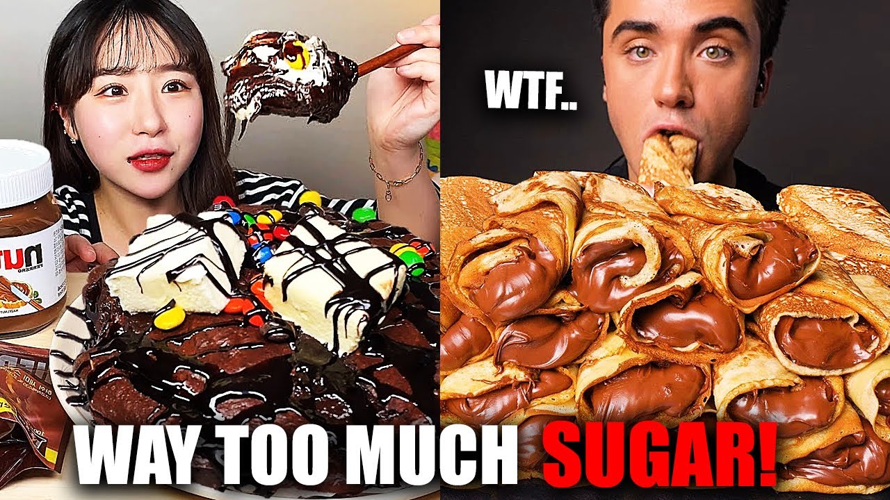 mukbangers EATING WAY TOO MUCH SUGAR! 😱