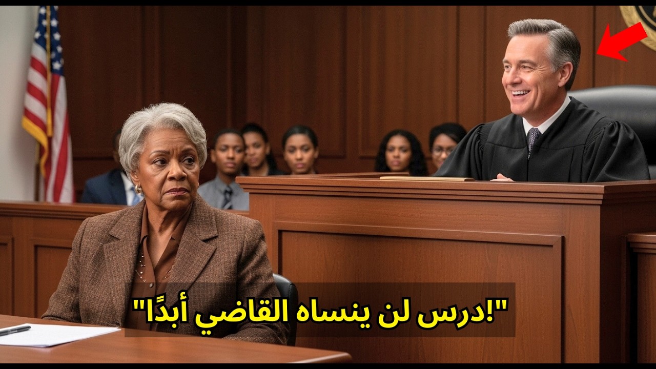 القاضي سخر من امرأة سوداء مسنّة في المحكمة… ثم اكتشف أنها قاضية في المحكمة العليا