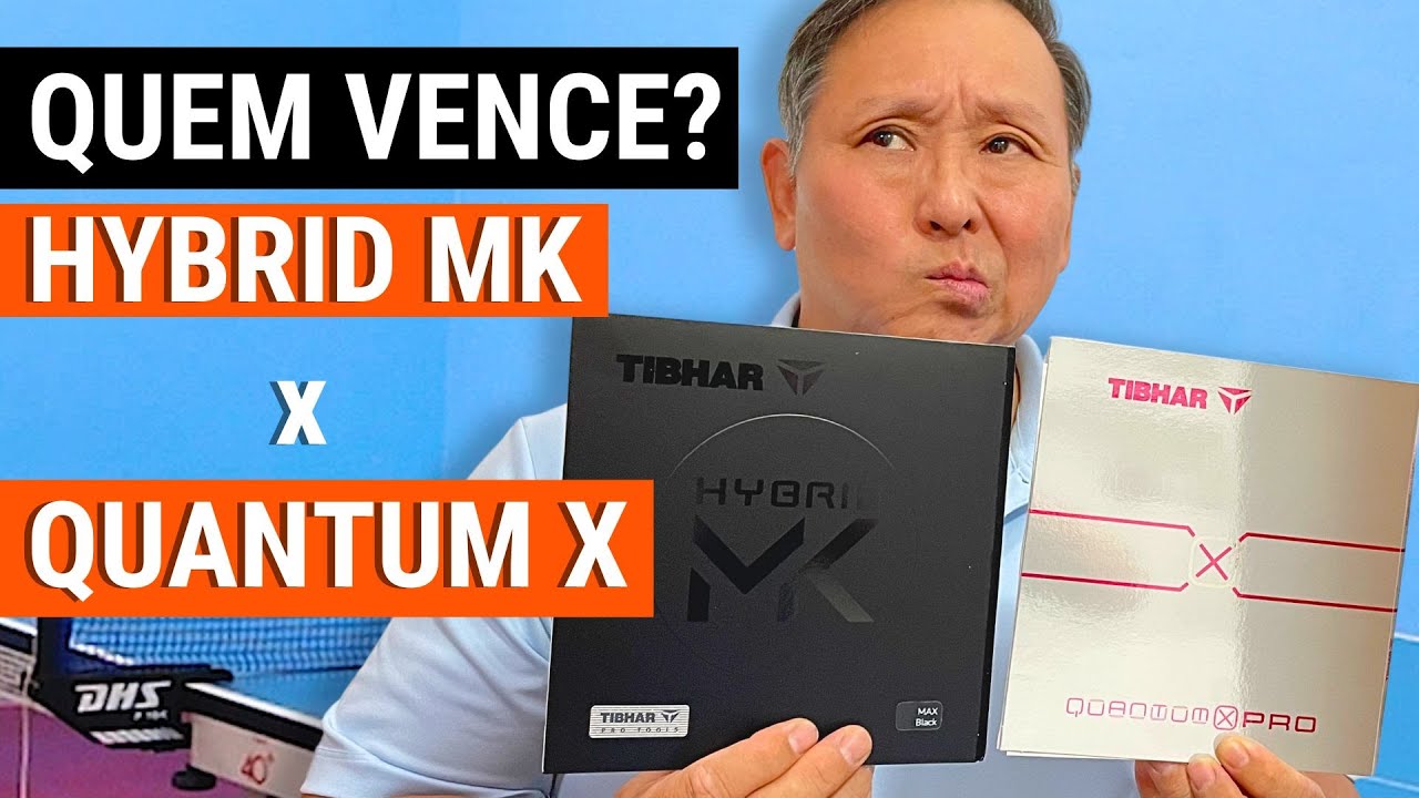 EXCLUSIVO! ANÁLISE DETALHADA DA BORRACHA HYBRID MK E QUANTUM X PRO || TÊNIS DE MESA - PING PONG
