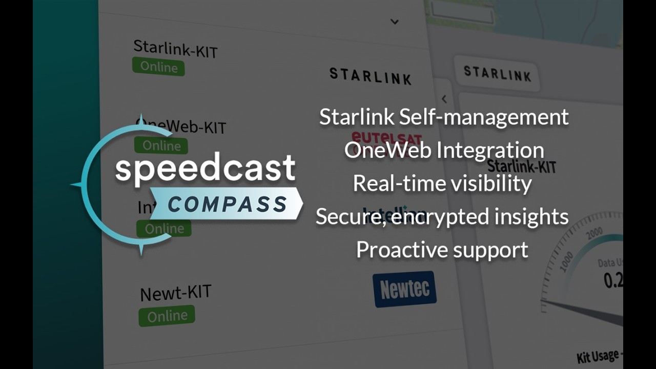 Портал Speedcast Compass с функцией самообслуживания Starlink (2026) | Авторизованный интегратор ...
