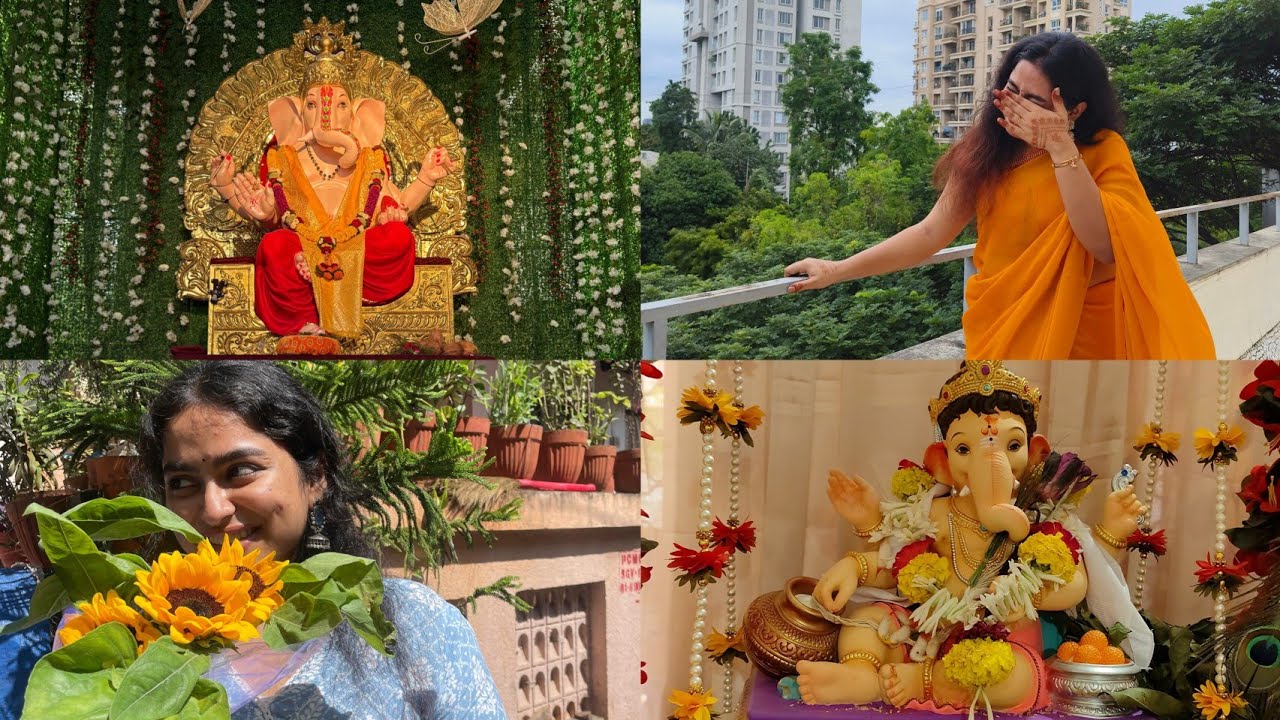 First Ganpati Celebration In Pune | Tulsibagh Shopping Vlog 