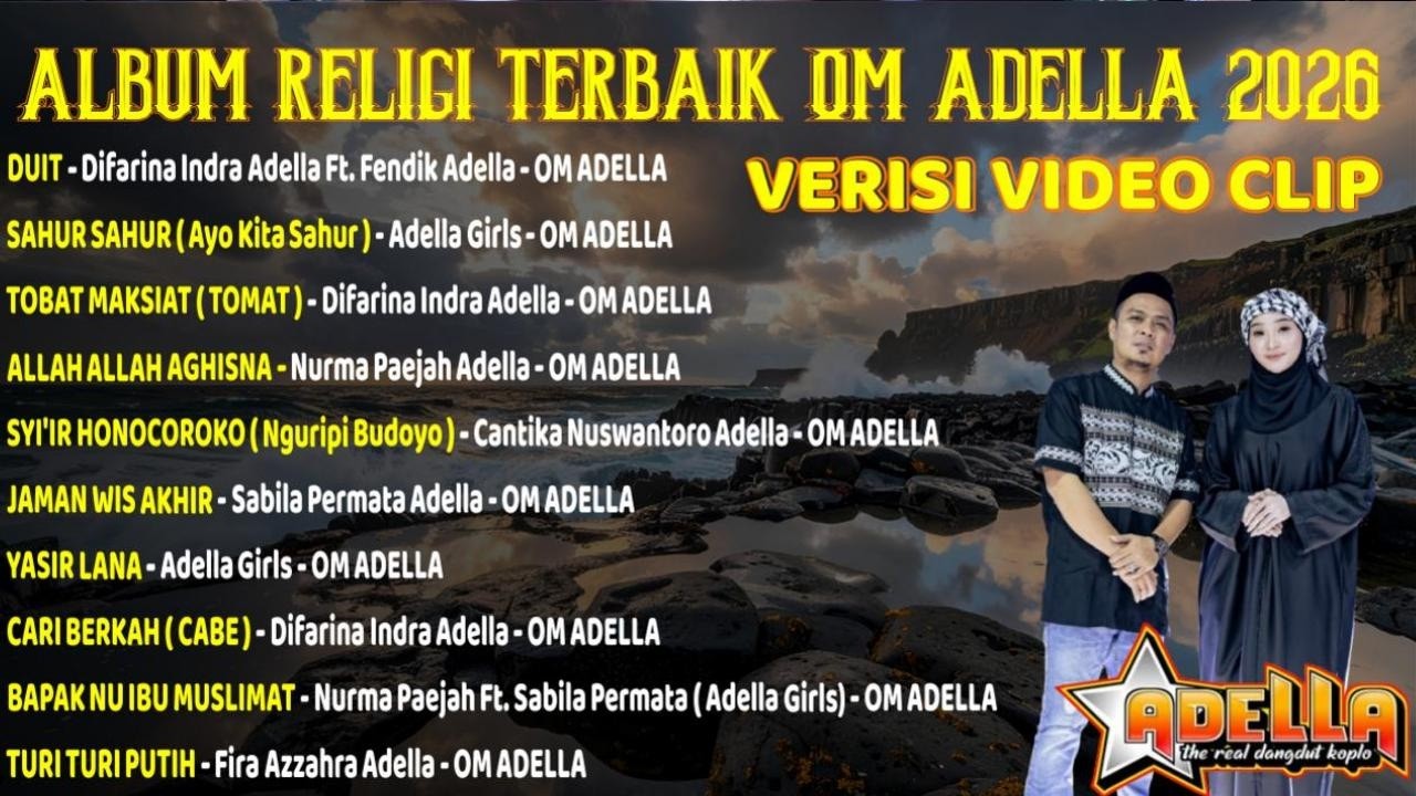 FULL ALBUM RELIGI OM ADELLa 2026 | Lagu Religi Dangdut Koplo Terbaik Video Clip