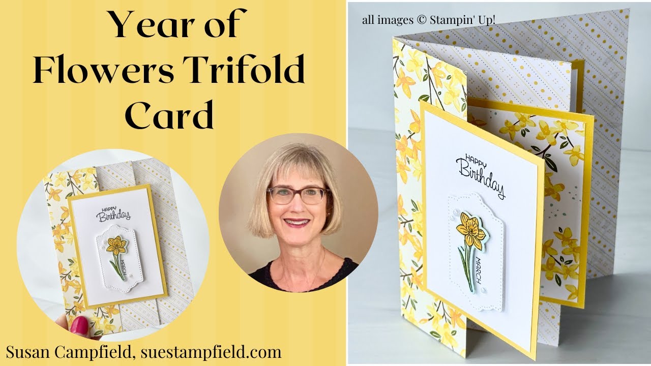 Year of Flowers Trifold Card