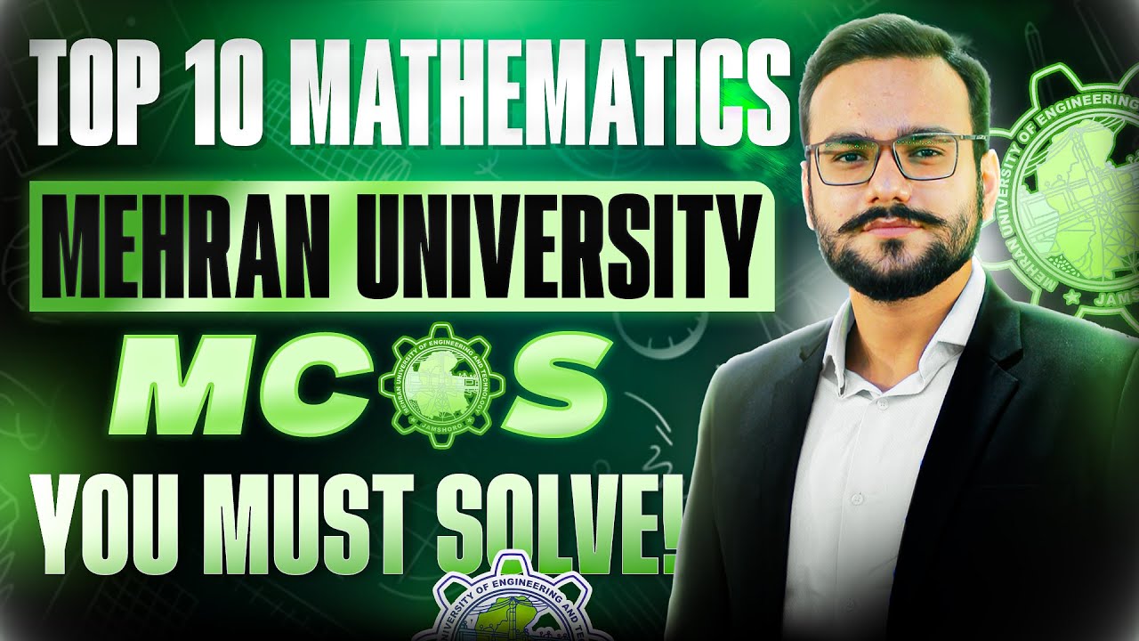 TOP 10 MUET MCQs PAPERS | MUET Past Papers with Solutions | MEHRAN Preparation | MUET 2025 TEST