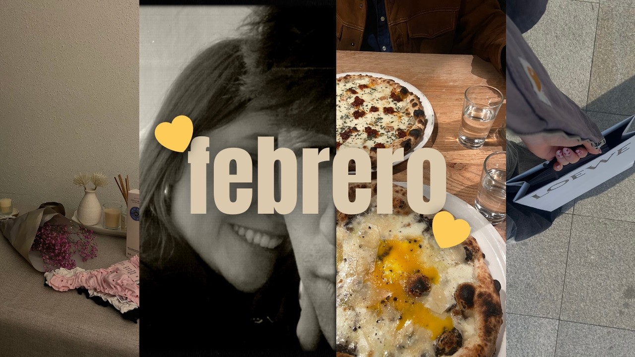 vlog febrero: san valentín, nueva cámara & cumple💛 | Andrea Velasco