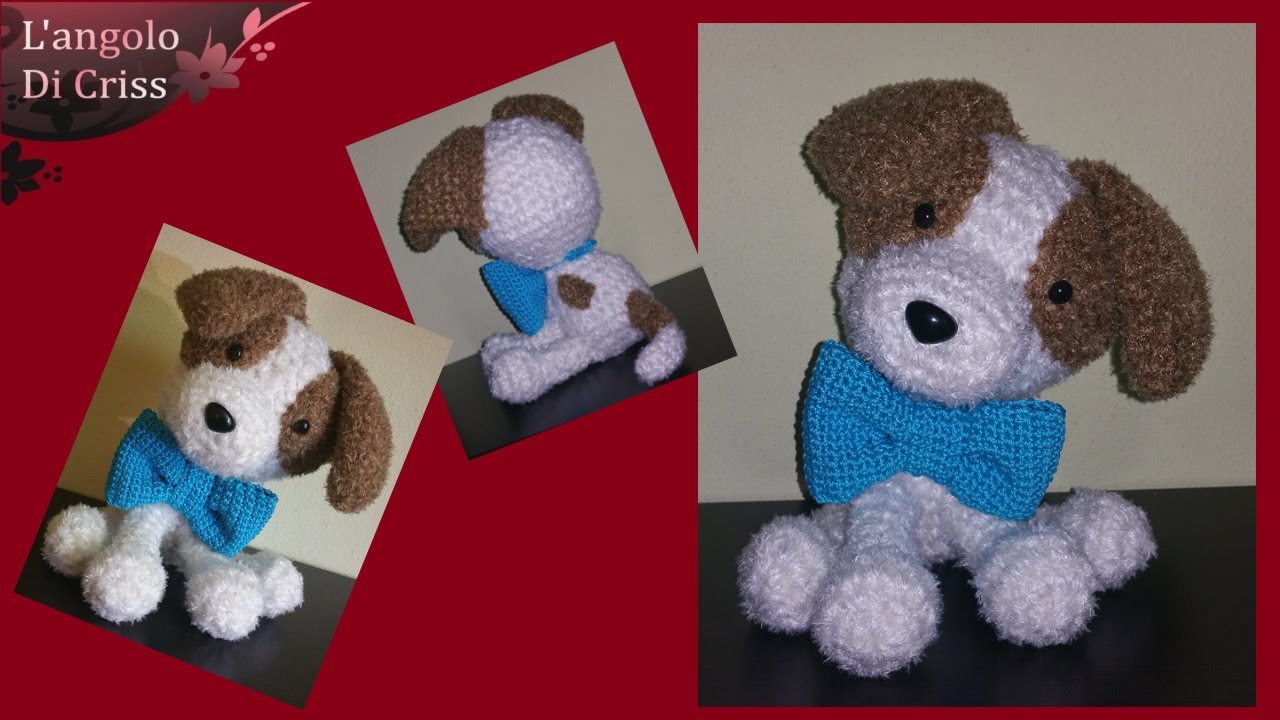Cagnolino Jack Russel all'uncinetto/amigurumi - Dog amigurumi - perro  amigurumi