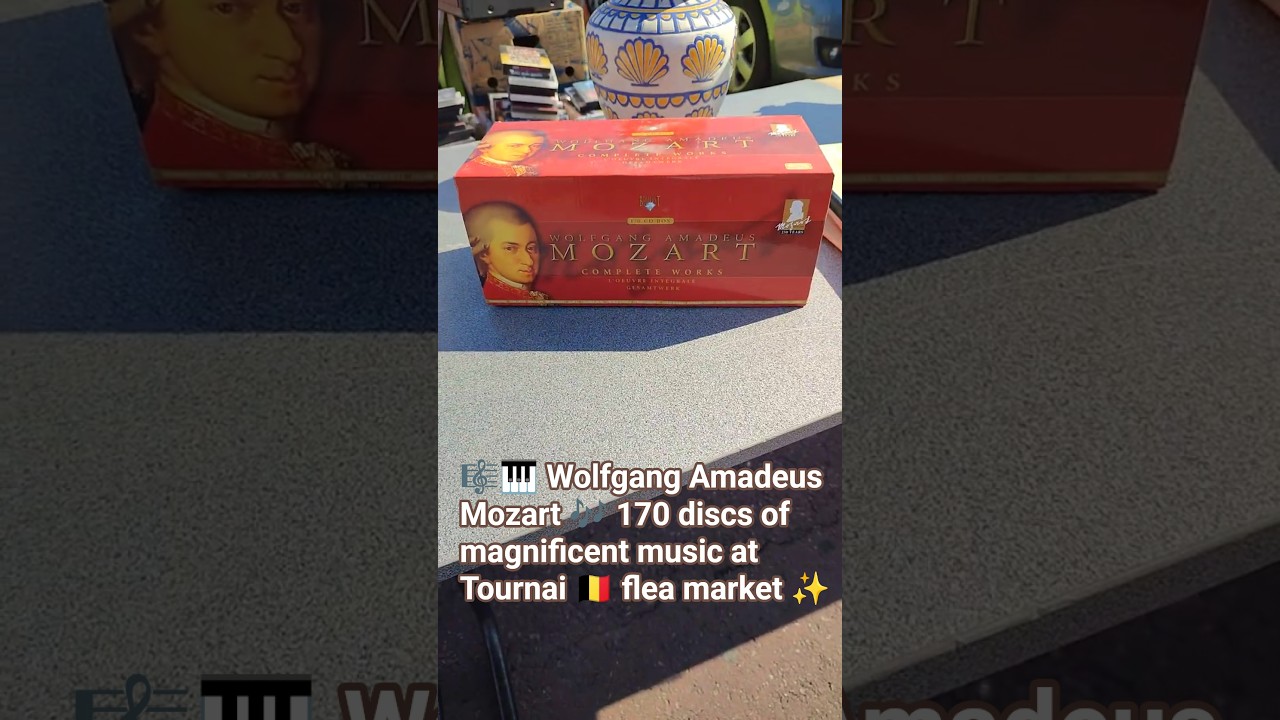 🎼🎹🎼 Wolfgang Amadeus Mozart – 170 Rare Discs of Timeless Classical Music Found in Tournai 🇧🇪✨