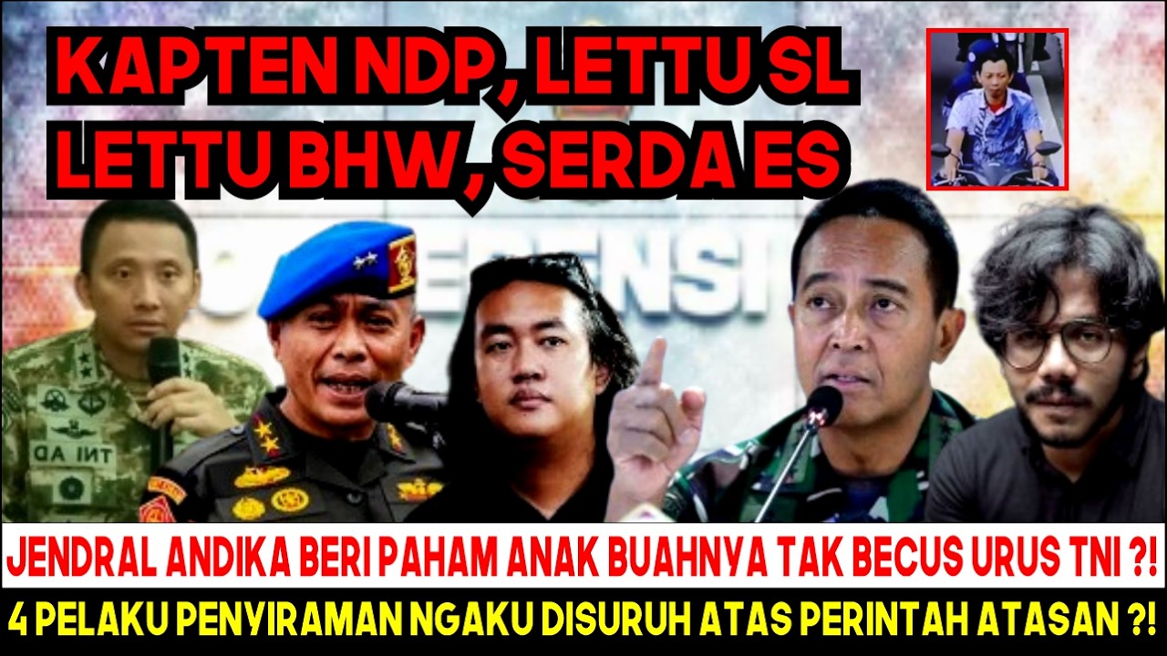 JENDR4L ANDIKA KULITI ATASAN 4 OKNUM PELAKU PENYIRAMAN AIR K3R4S ?! LANGSUNG NGAKU SURUHAN BOS INI ?