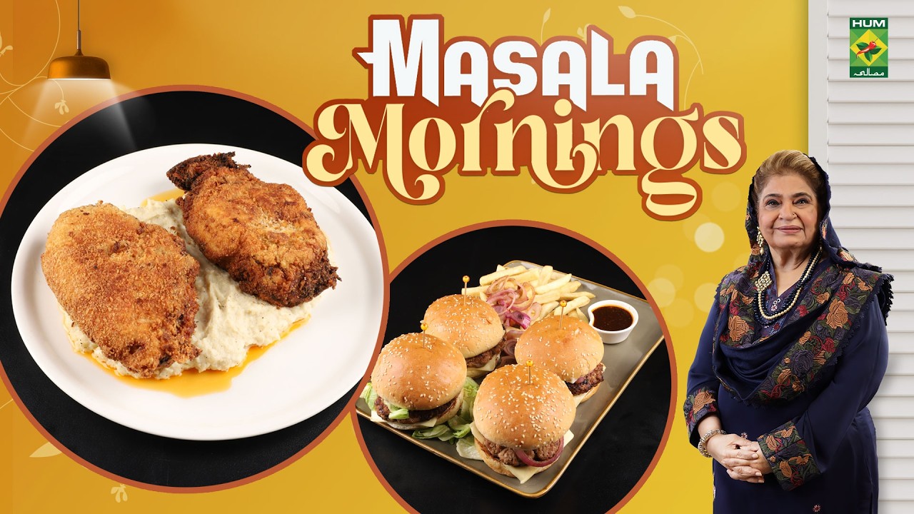 Chicken Cordon Bleu & Bonzai Burger | Shireen Anwar | Masala Mornings | Masala Tv