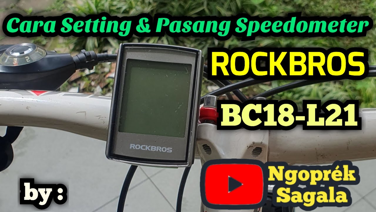 Cara Setting & Pasang Speedometer ROCKBROS BC18-L21