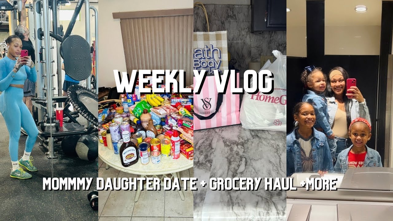 WEEKLY VLOG | HAPPY NEW YEAR | GROCERY HAUL FOR A FAMILY OF 5 | MOMMY DAUGHTER DATE DAY + MORE #fyp