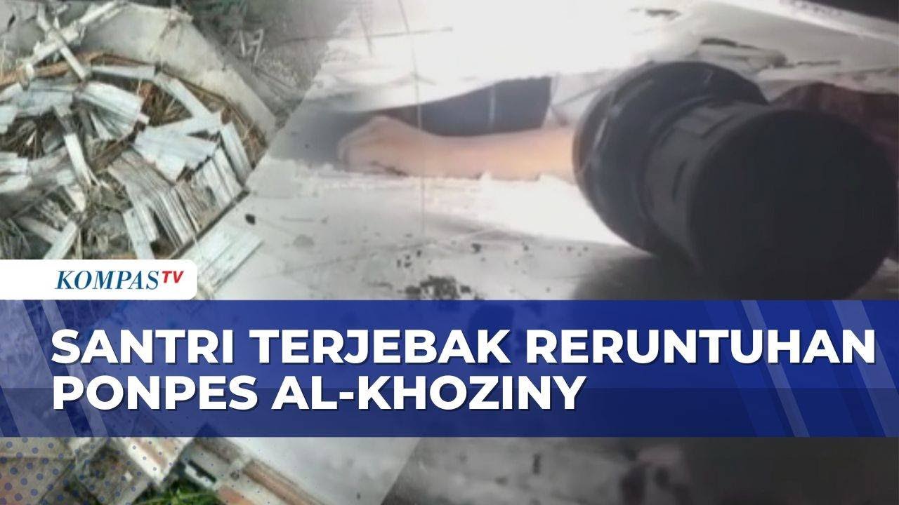 Begini Komunikasi Tim Sar dengan Santri Terjebak Reruntuhan di Ponpes Al-Khoziny yang Ambruk