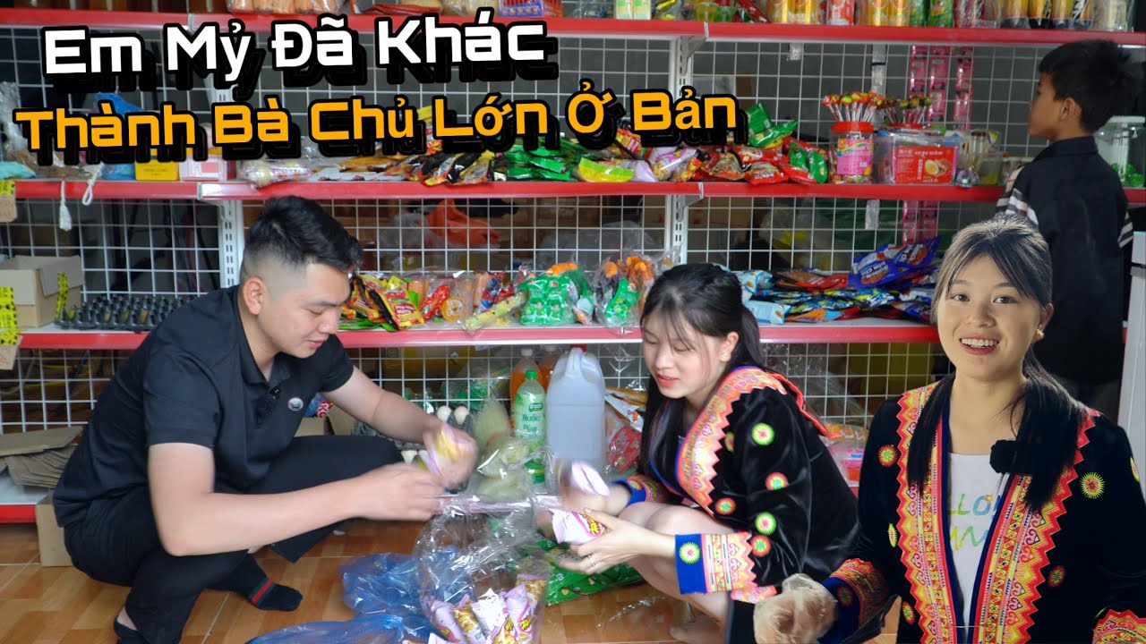 Mua Sập Tiệm Hàng Tạp Hoá Nhà Em Mỷ, Huy Ngỏ Ý Muốn Làm Nhân Viên Cho Nhà Mỷ...!