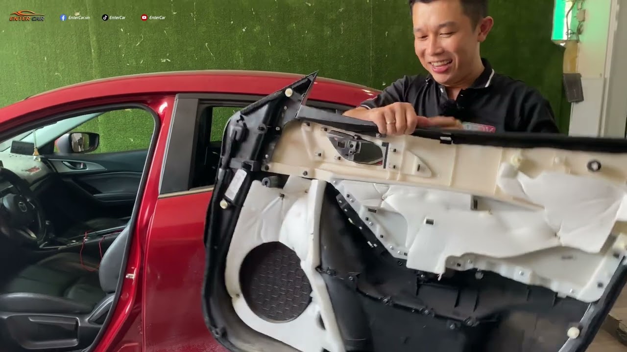 Hướng Dẫn Lắp Gập gương và lên xuống kính tự động cho xe Mazda