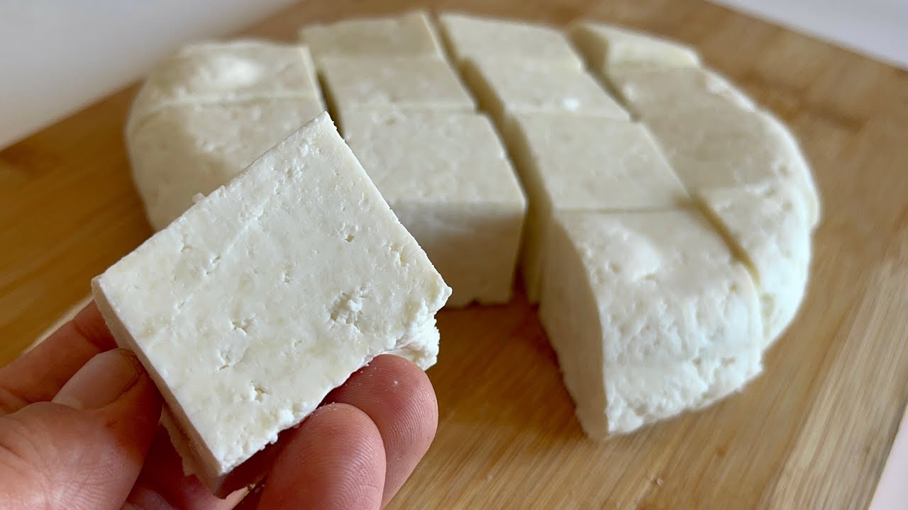 Самый простой пресный сыр 🧀 Приготовление в домашних условиях - все, что вам нужно, это 1 стакан