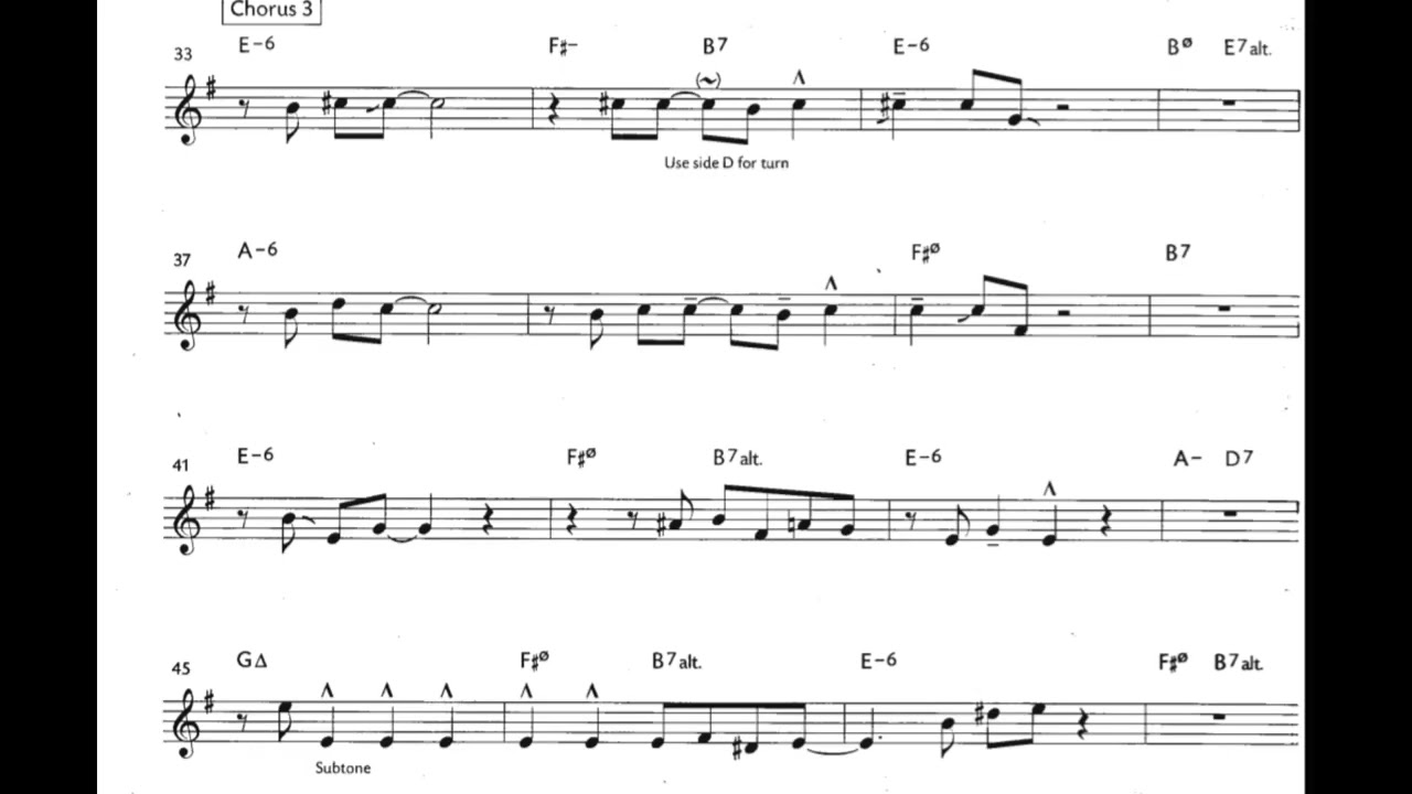 HOT & HUMID - TENOR SAX