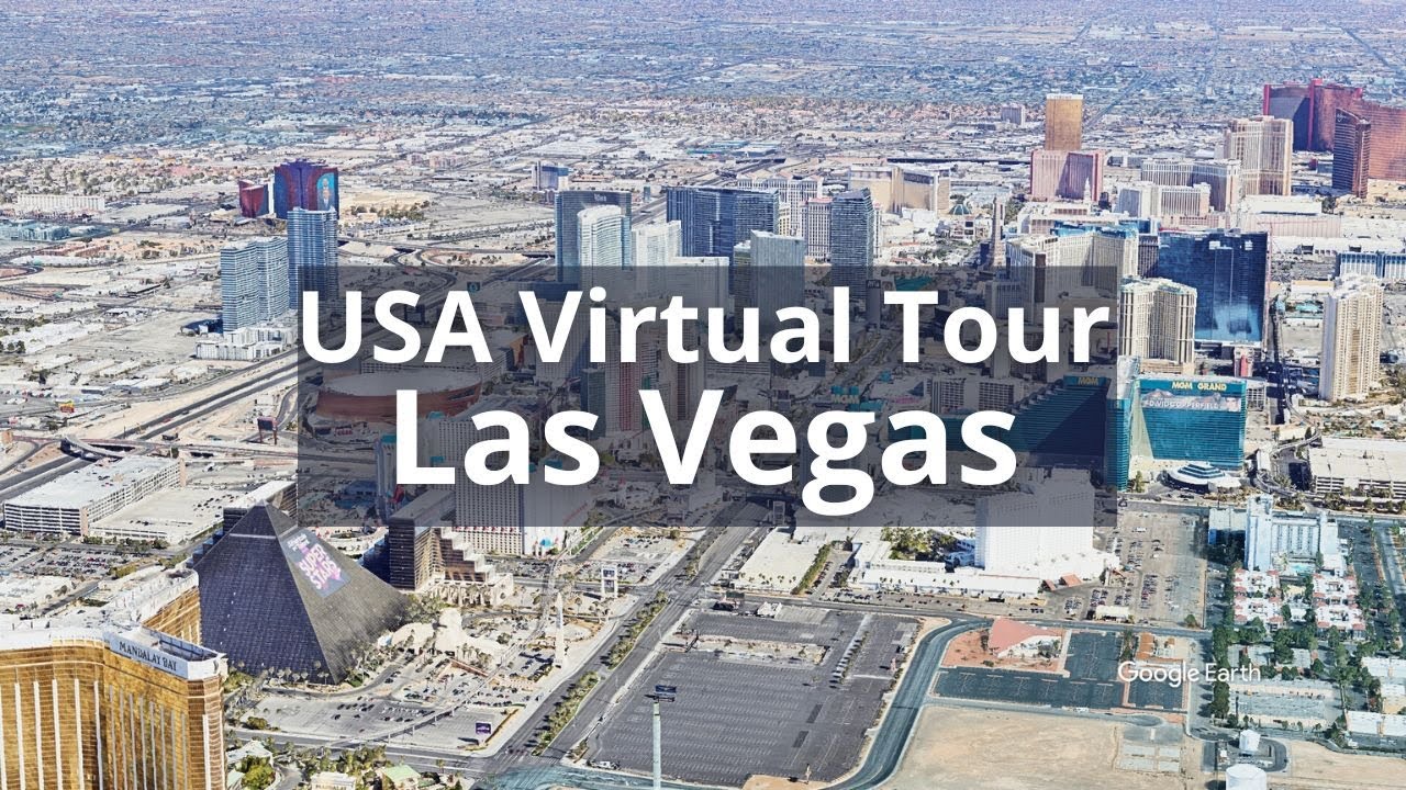 Las Vegas City From Above in 3D