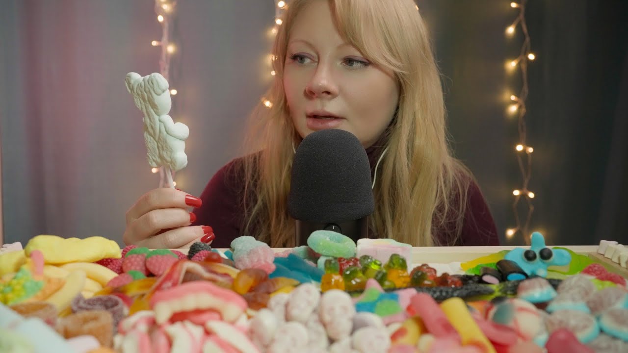 АСМР ИТИНГ🍬Вкусный МАРМЕЛАД🍭 ASMR Eating Candy (eating sounds)