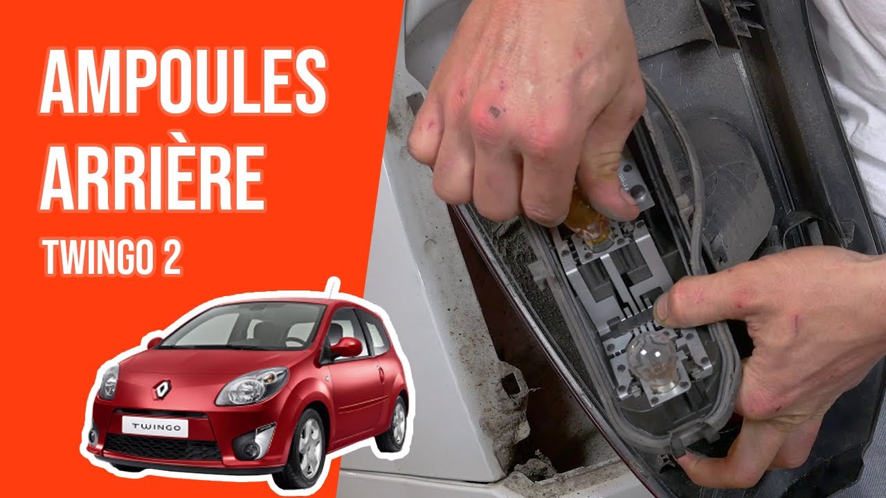 Changer les ampoules de feux arrière TWINGO 2 💡