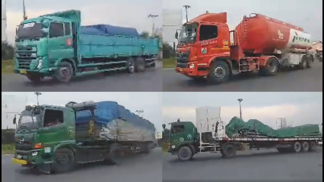Live!! Banyak Truck Besar Lewat Di Jalingkut Tegal | Truk Kontainer, Truck Tangki Trailer Gandengan