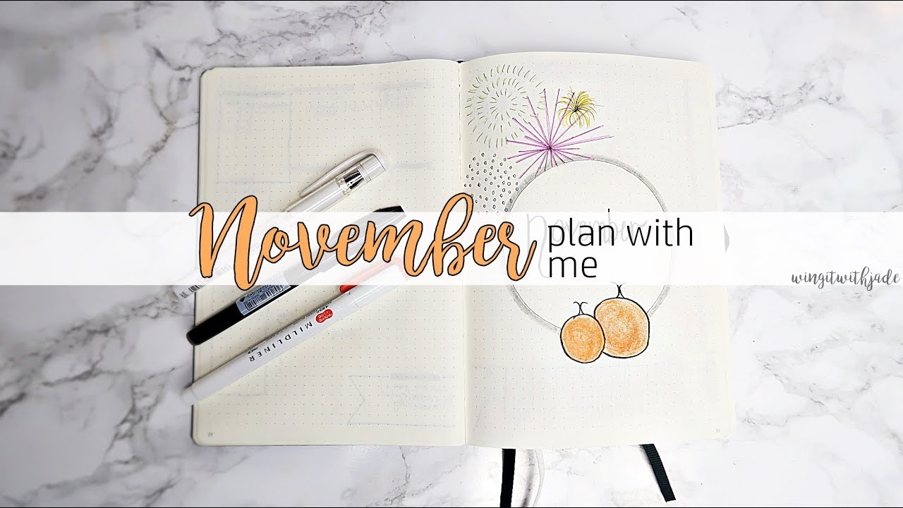 November Bullet Journal Plan with Me