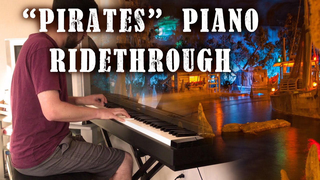 Pirates of the Caribbean (Ride): Overture & Scare Me Music (Piano Solo)