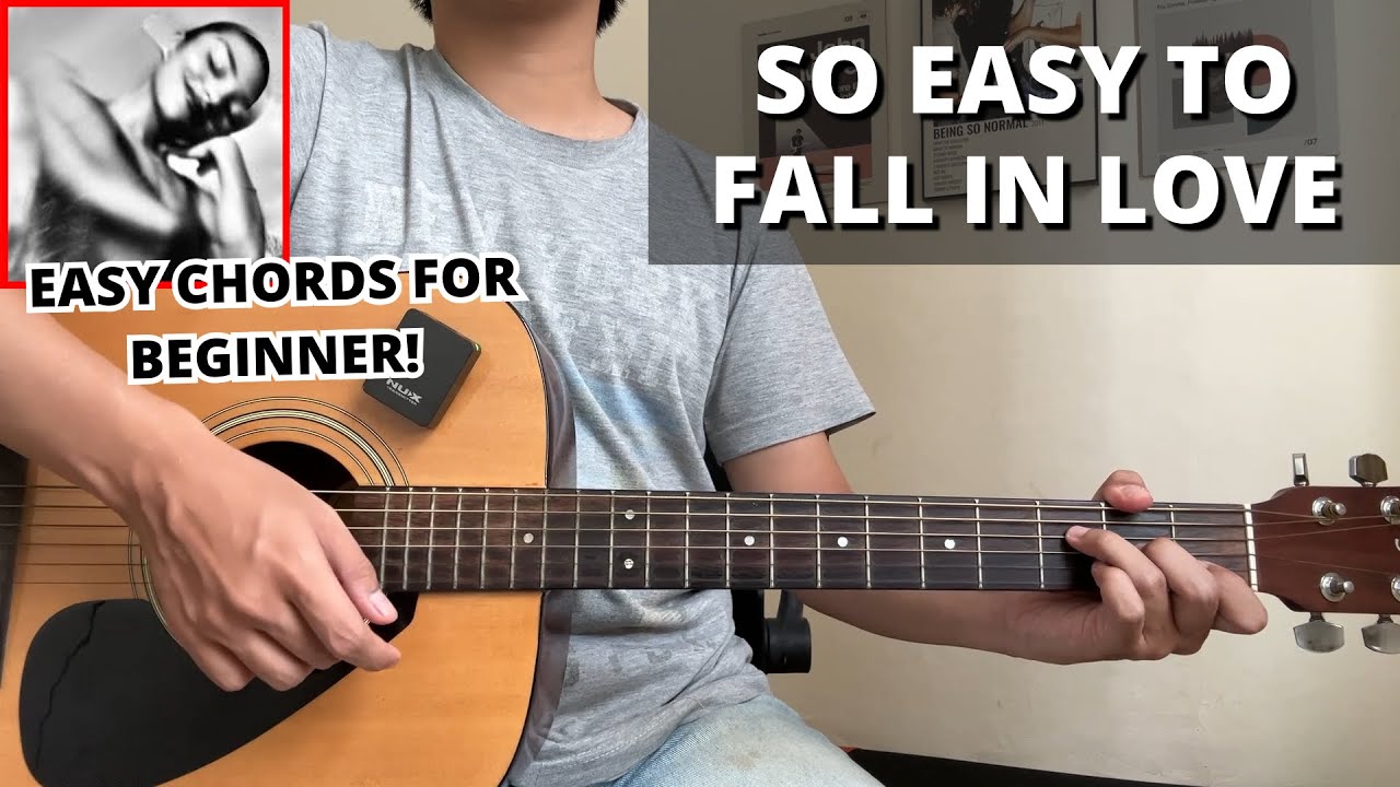 So Easy To Fall In Love - Olivia Dean (Guitar Tutorial) No Capo! Easy Chords For Beginner!