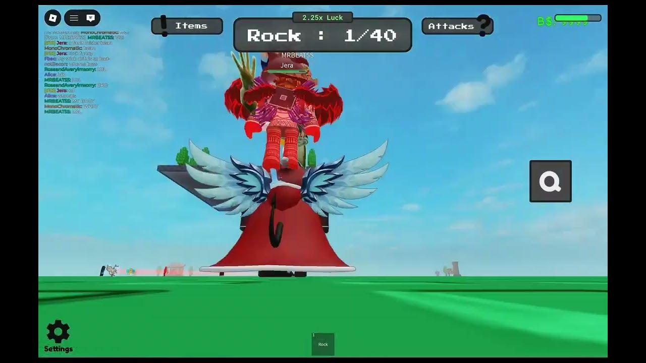 Proving why Rock is in fact funny in RNG Fights...