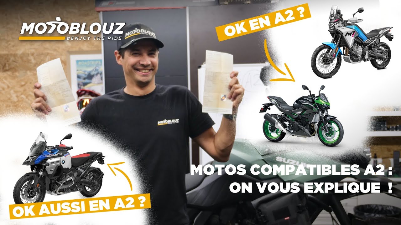 Quelles MOTOS sont COMPATIBLES PERMIS A2 ? ON VOUS EXPLIQUE !