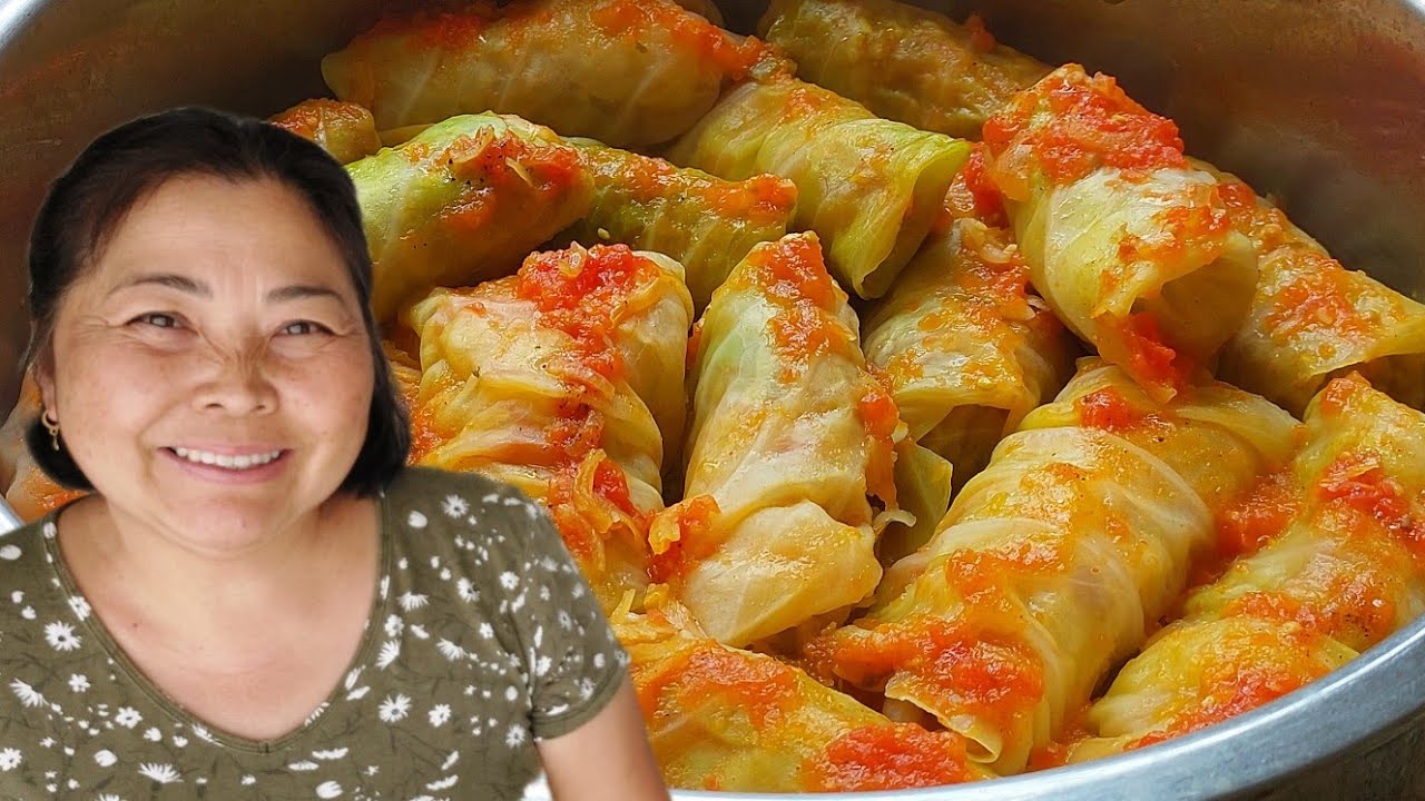 Tem repolho, carne moída e arroz? vamos fazer CHARUTOS DE REPOLHO prato delicioso e prático