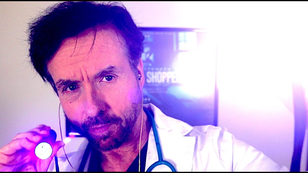 Asmr Male Doctor Check Up Cranial Nerve Exam, Eye, Ear 1 HOUR