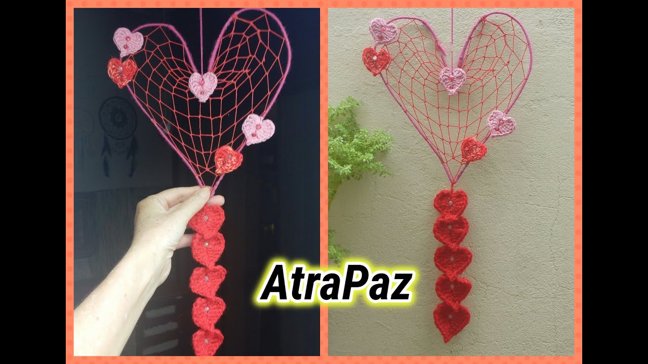 ❄️ Atrapasueños San Valentín 2020 💕 Cómo Tejer Corazón 💞 Valentine's Day Dream Catcher 💞