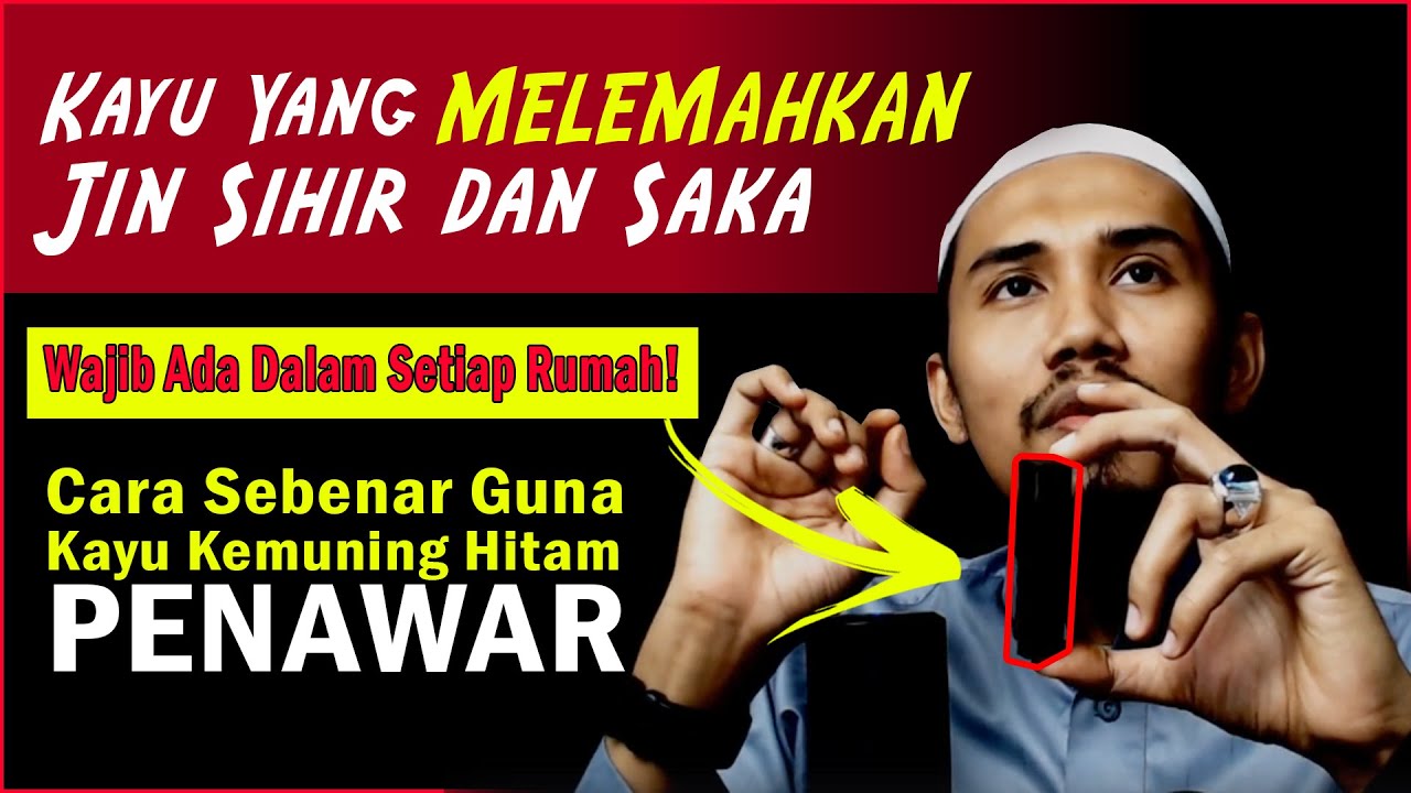 Cara Guna Kayu Kemuning Hitam MUJARAB