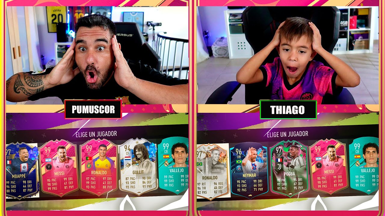 THIAGO VS PUMUS EN FUT DRAFT MILLONARIO DISCARD CHALLENGE !!!